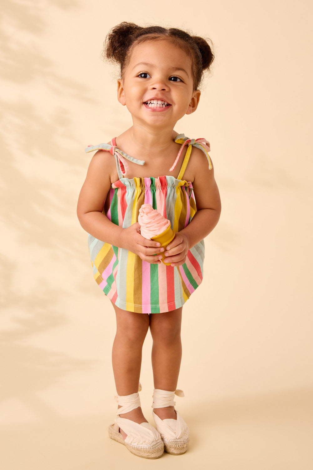 Tea Collection Tie Shoulder Baby Set