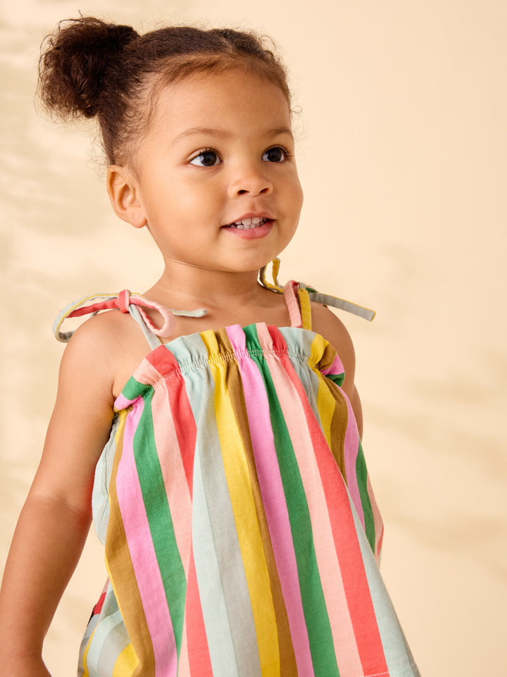 Tea Collection Tie Shoulder Baby Set
