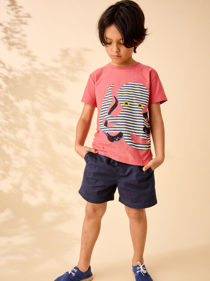 Tea Collection Señor Ocho Double-Sided Tee - Pomme