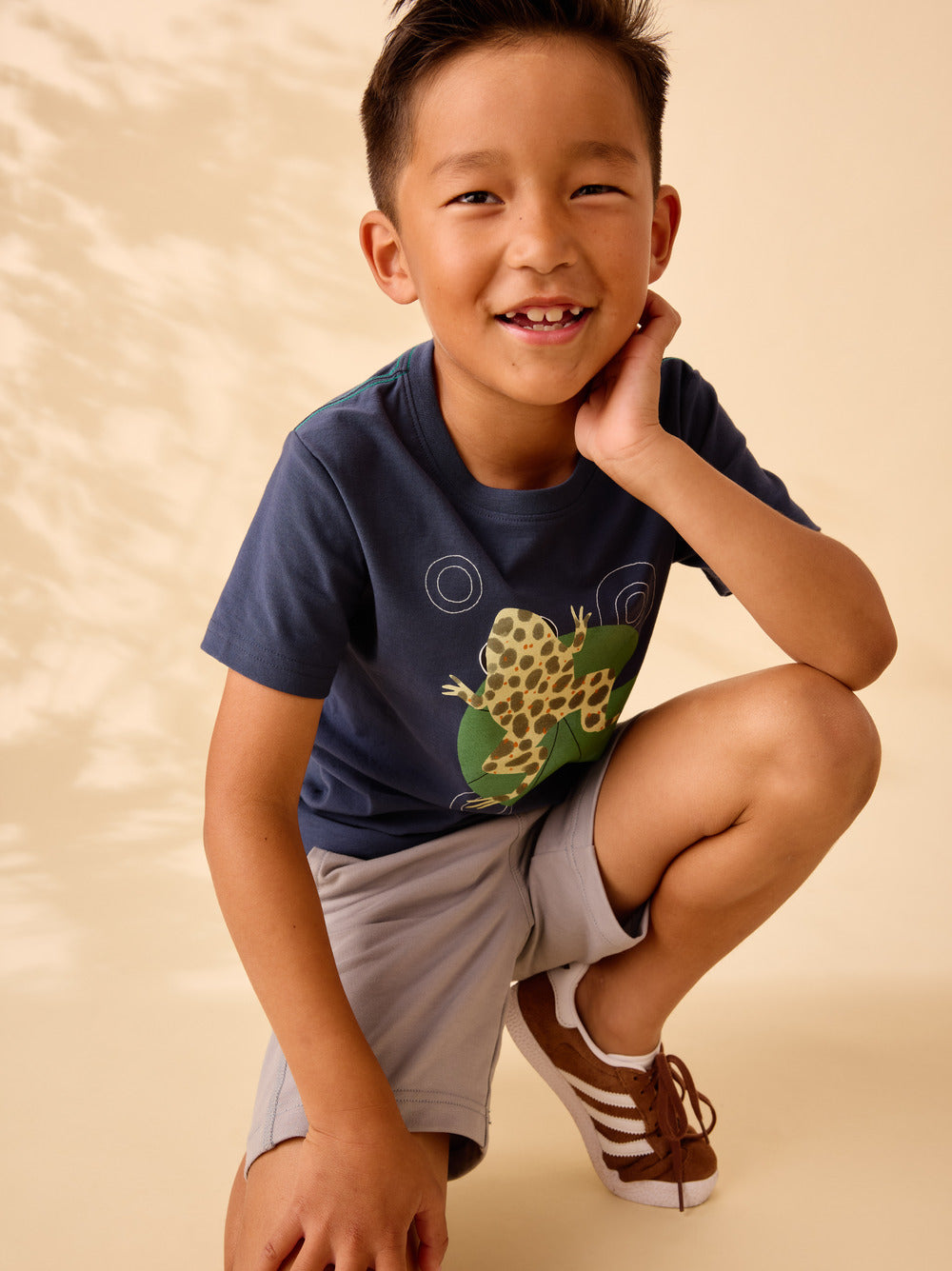 Tea Collection Spotted Toad Graphic Tee - Indigo