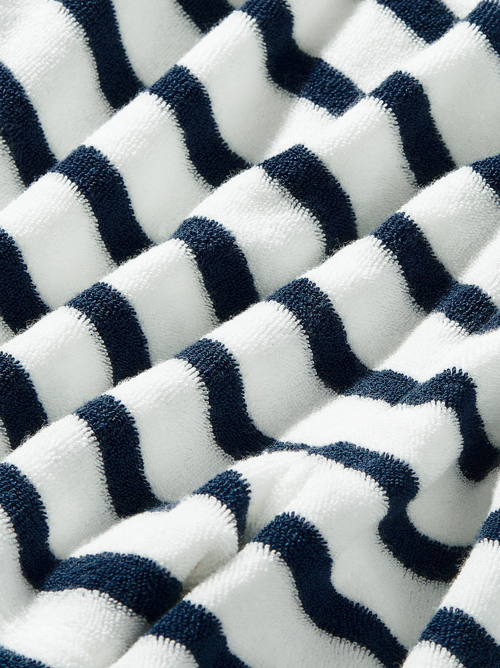 Tea Collection Terrycloth Stripe Shorts - Naval Blue