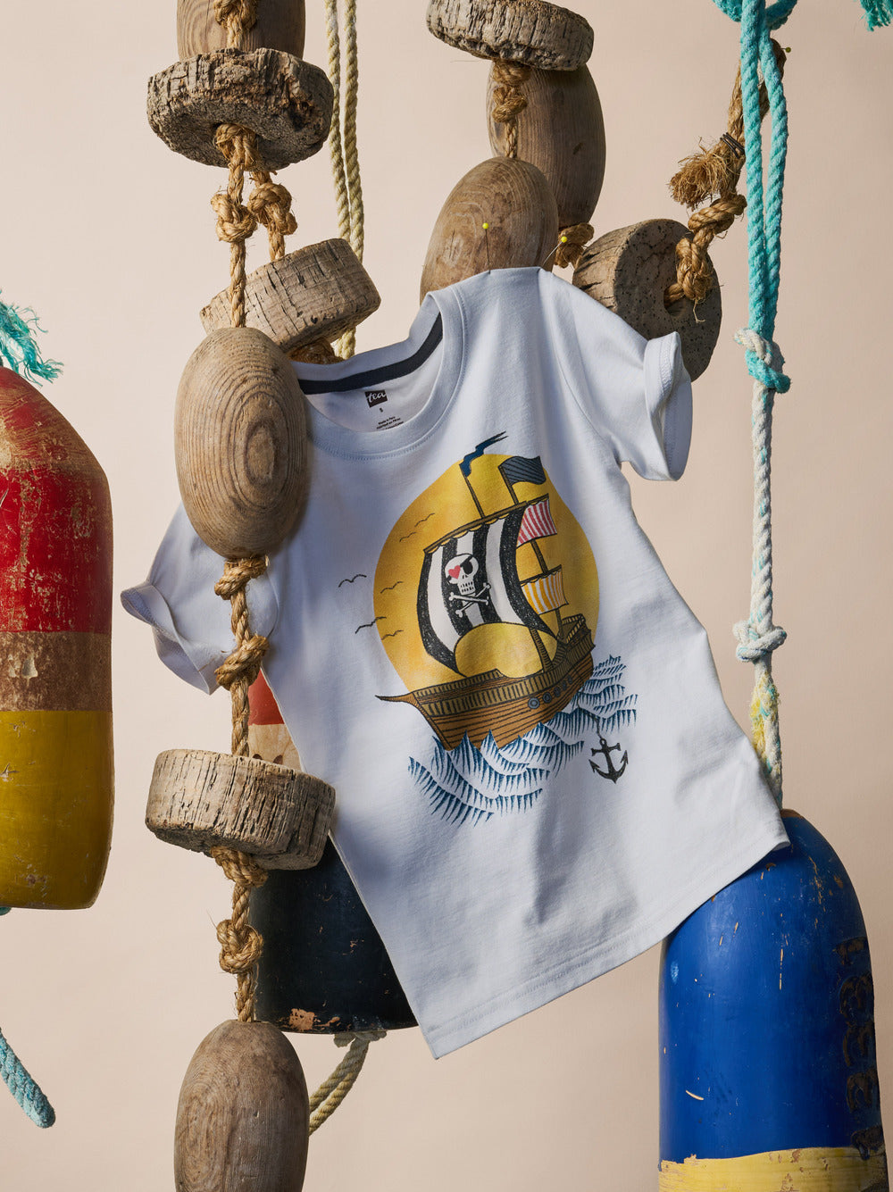 Tea Collection Pirate's Voyage Graphic Tee - Vapor