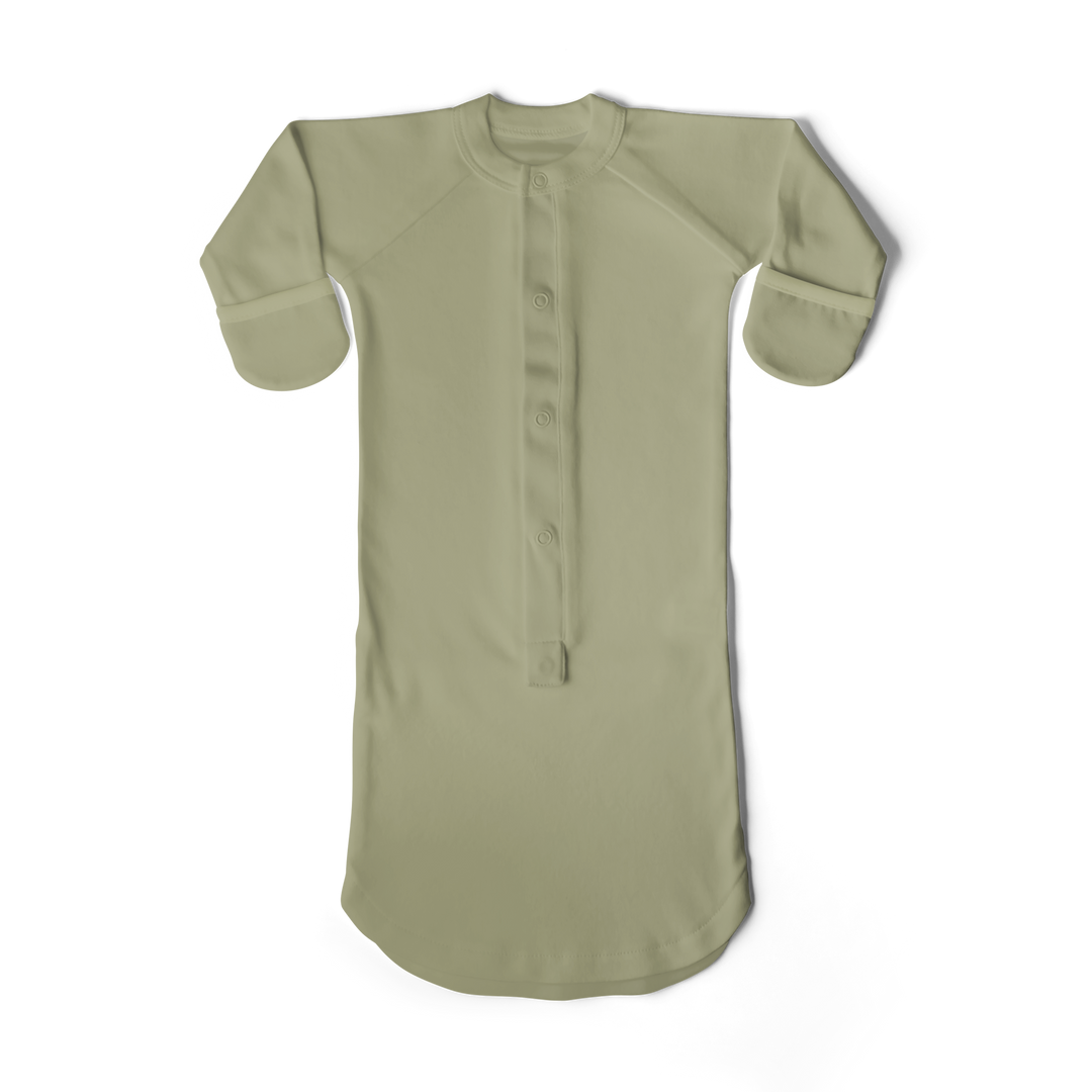 Goumi 24 Hour Convertible Sleeper Gown - Artichoke