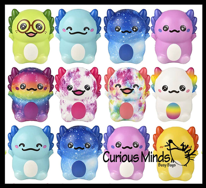 Curious Minds Toys Axolotl Slow Rise Squishy Toys