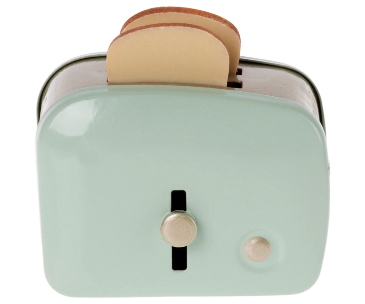 Maileg Miniature Toaster & Bread - Mint