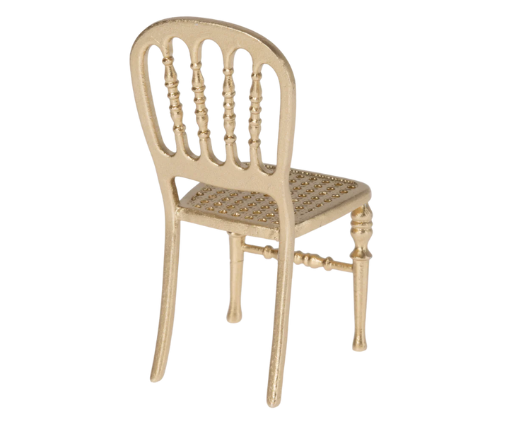 Maileg Chair, Mouse - Gold