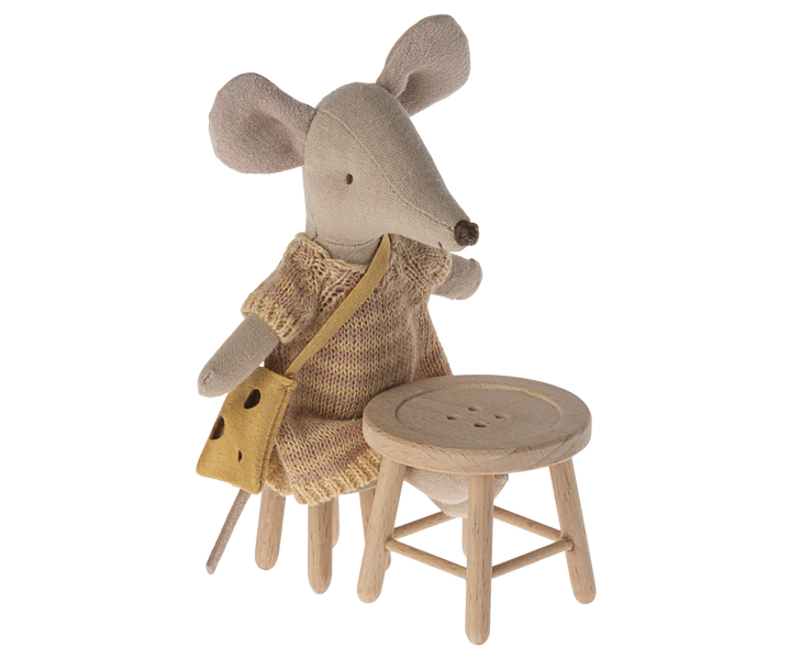 Maileg Table & Stool Set, Mouse