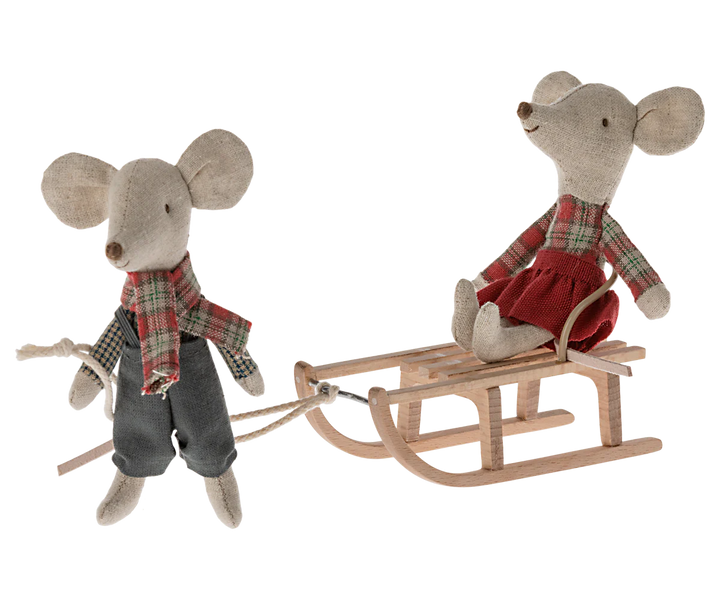 Maileg Sled, Mouse