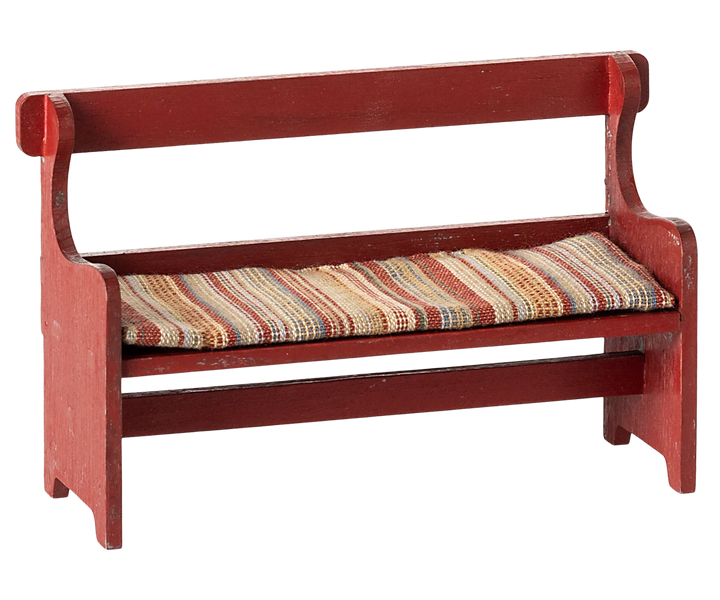 Maileg Mouse Bench - Red