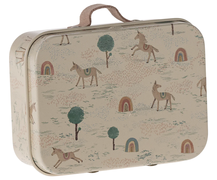 Maileg Suitcase, Micro - Des Licornes