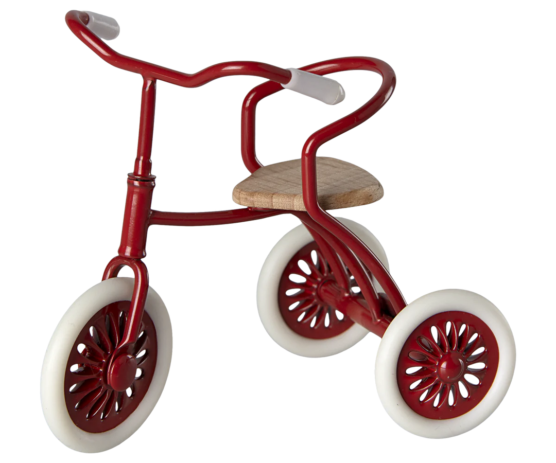 Maileg Abris A Tricycle Mouse - Red