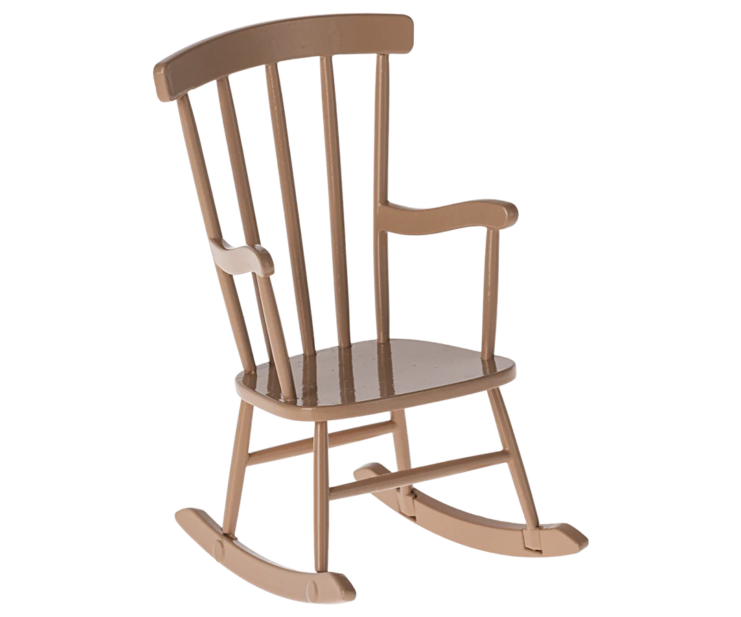 Maileg Rocking Chair, Mouse - Dark Rose