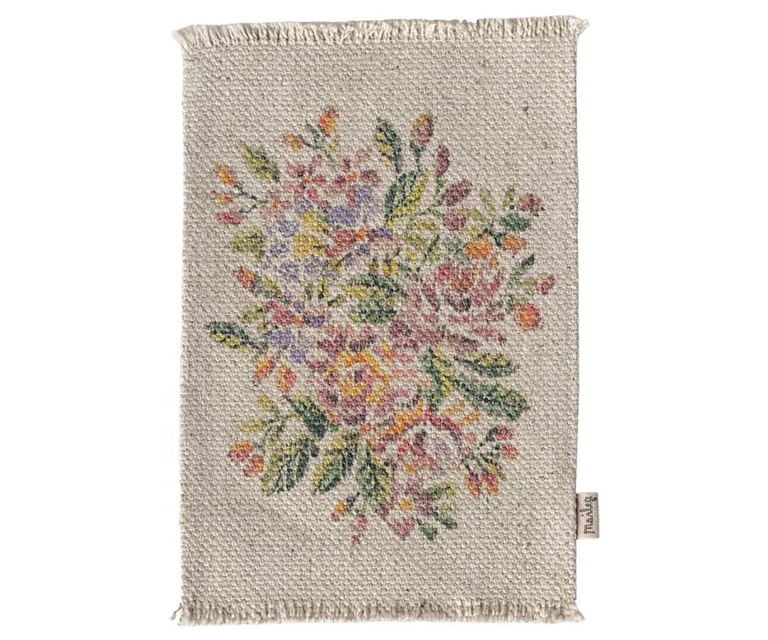 Maileg Medium Rug - Flowers