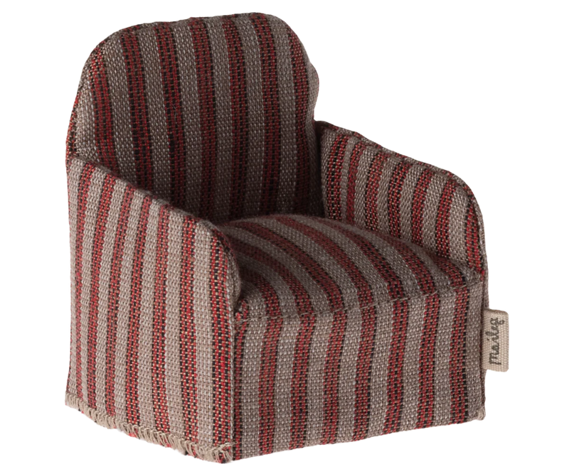 Maileg Chair, Mouse -  Stripe