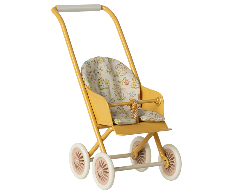 Maileg Stroller Micro - Yellow