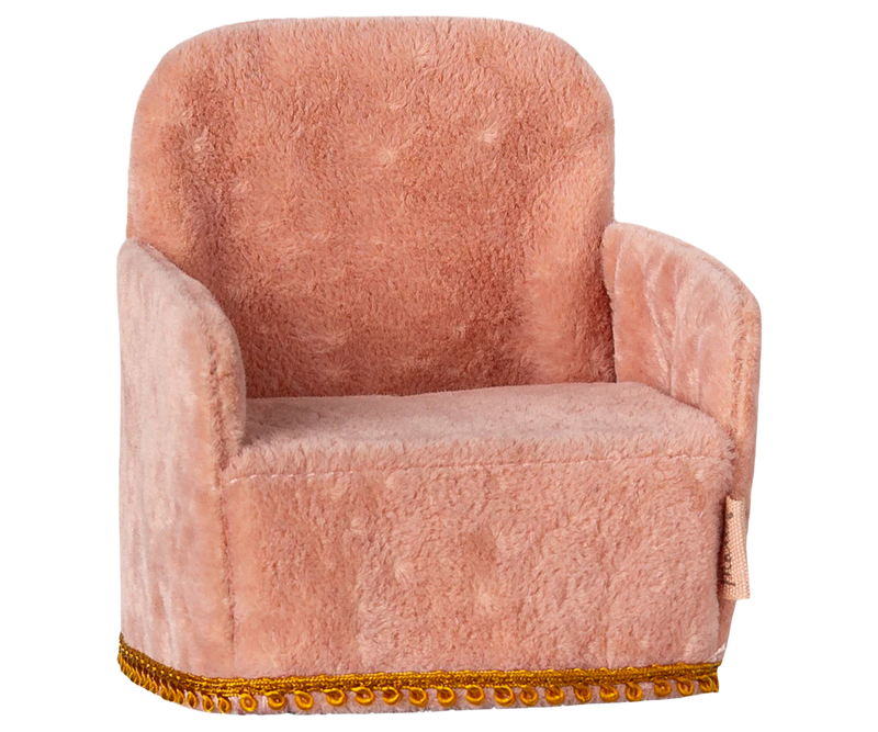 Maileg Folding Chair, Mouse - Rose