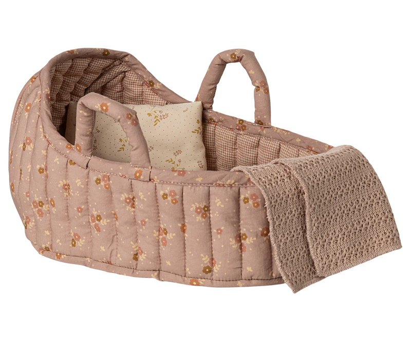 Maileg Large Carry Cot - Rose