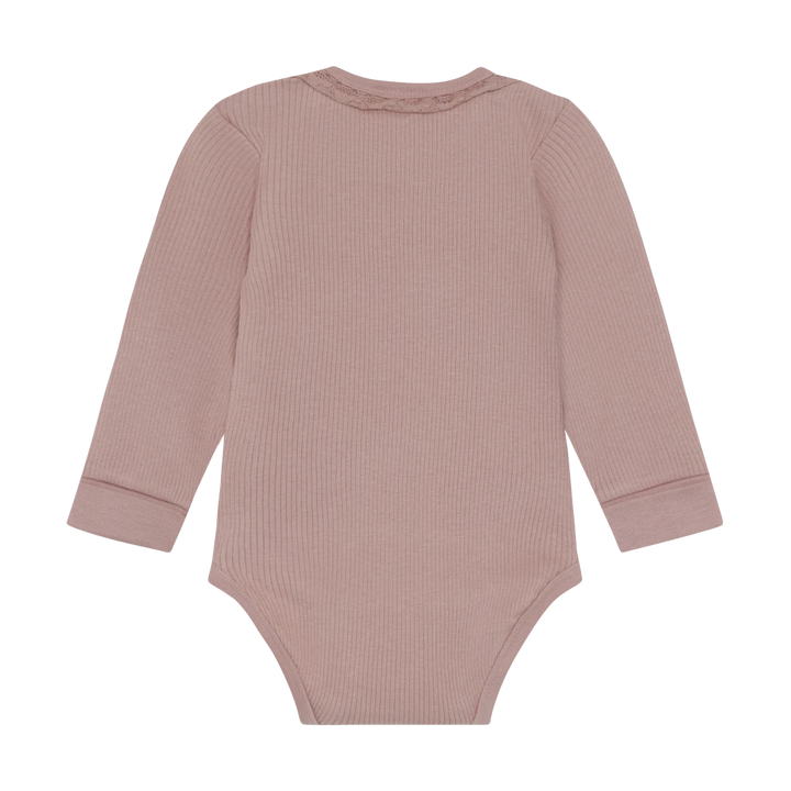 Minymo Ribbed Bodysuit - Fawn
