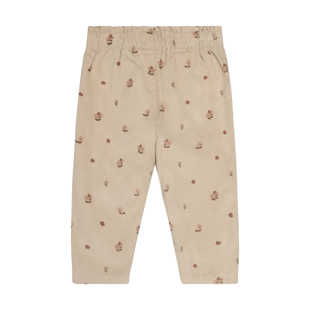 Minymo Lined Corduroy Pants - Feather Grey