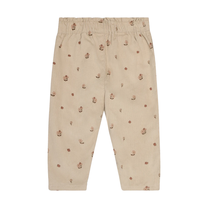 Minymo Lined Corduroy Pants - Feather Grey