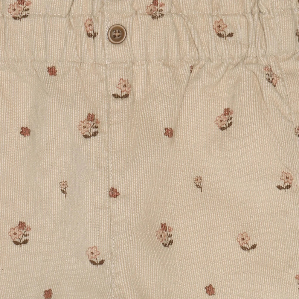 Minymo Lined Corduroy Pants - Feather Grey