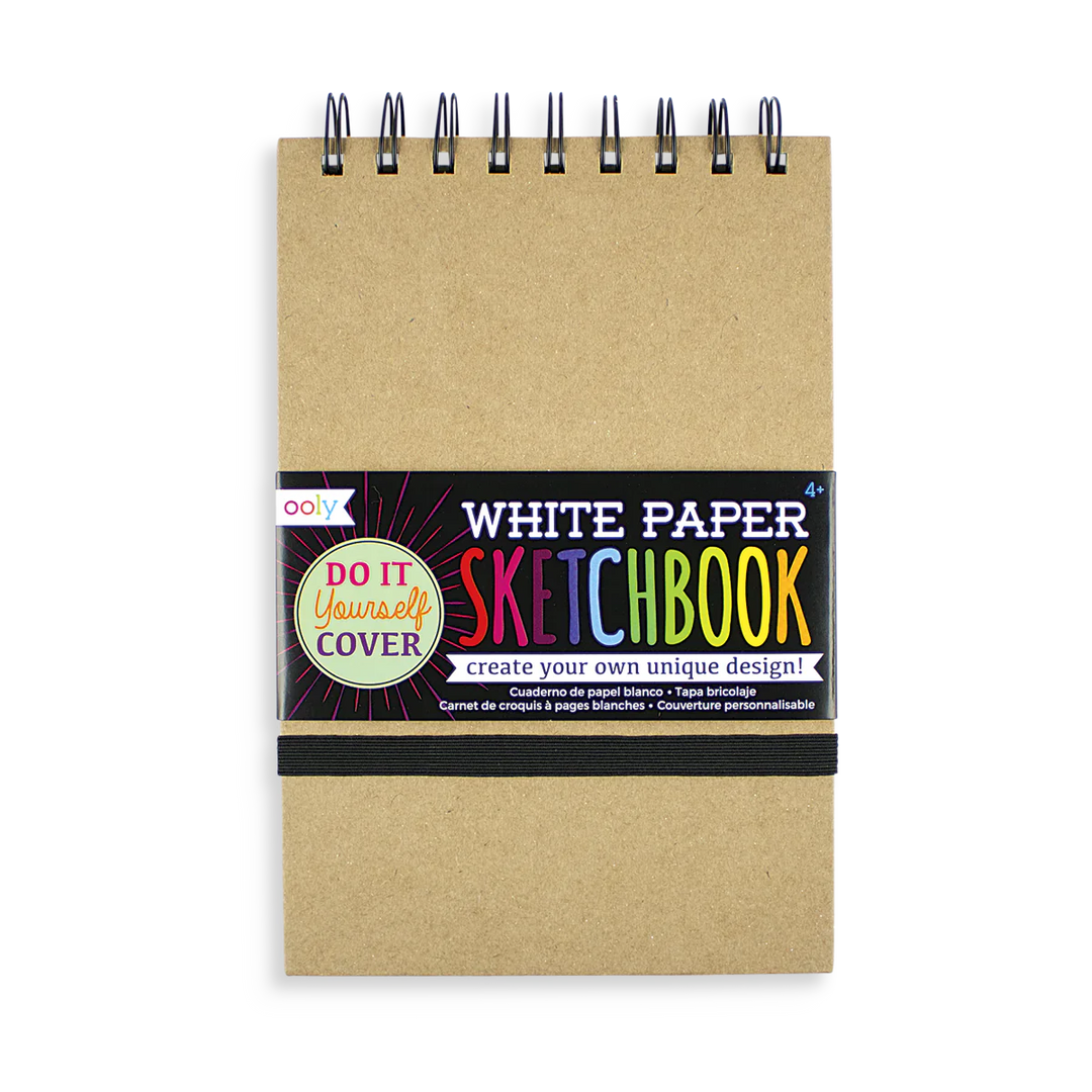 Ooly White DIY Cover Sketchbook - Small