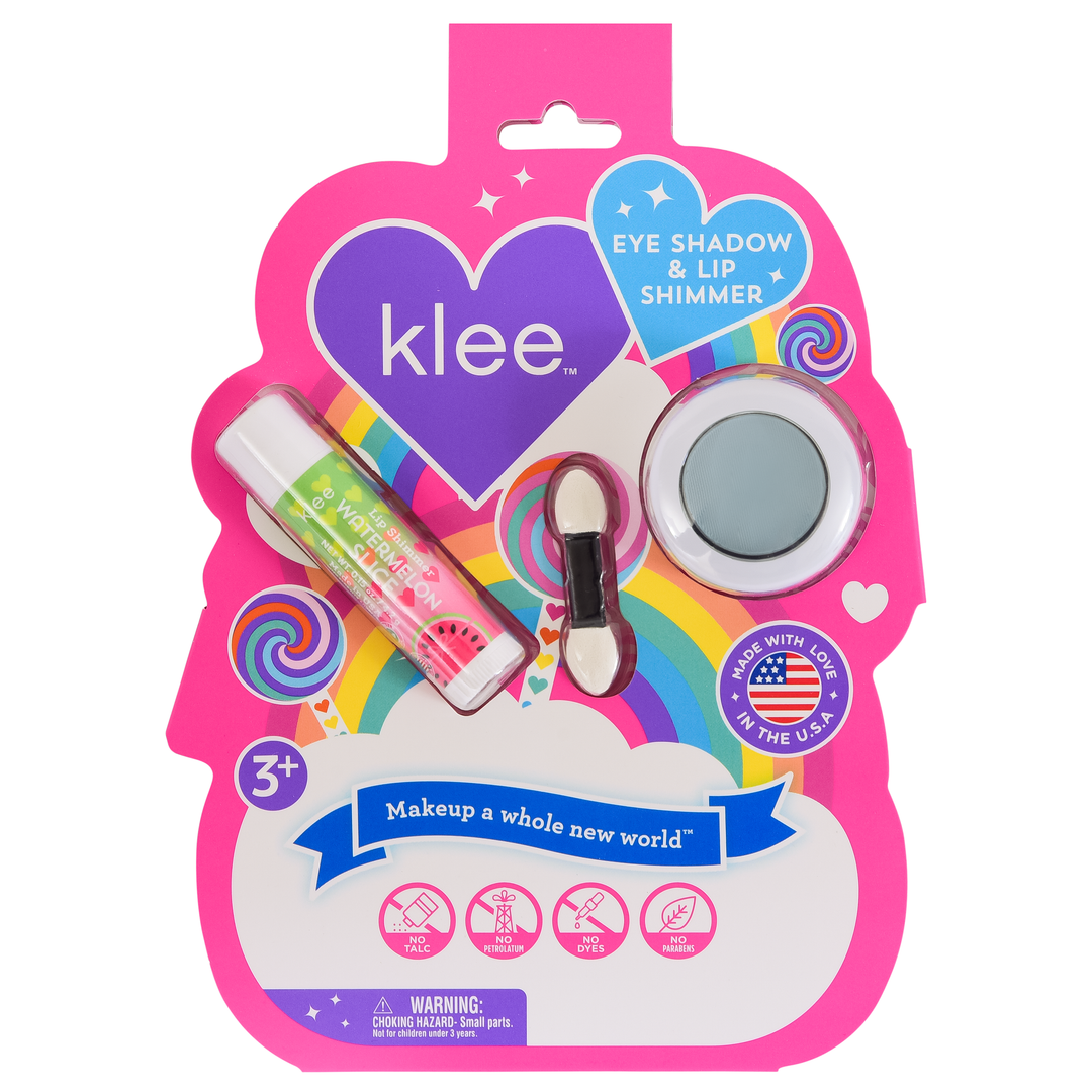 Klee Kids Wildflower Shimmer - Eye Shadow and Lip Shimmer Set