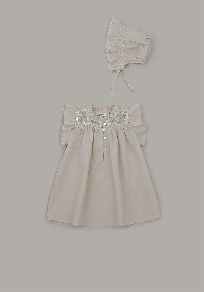 Louisiella Shusia Dress - Cream Beige