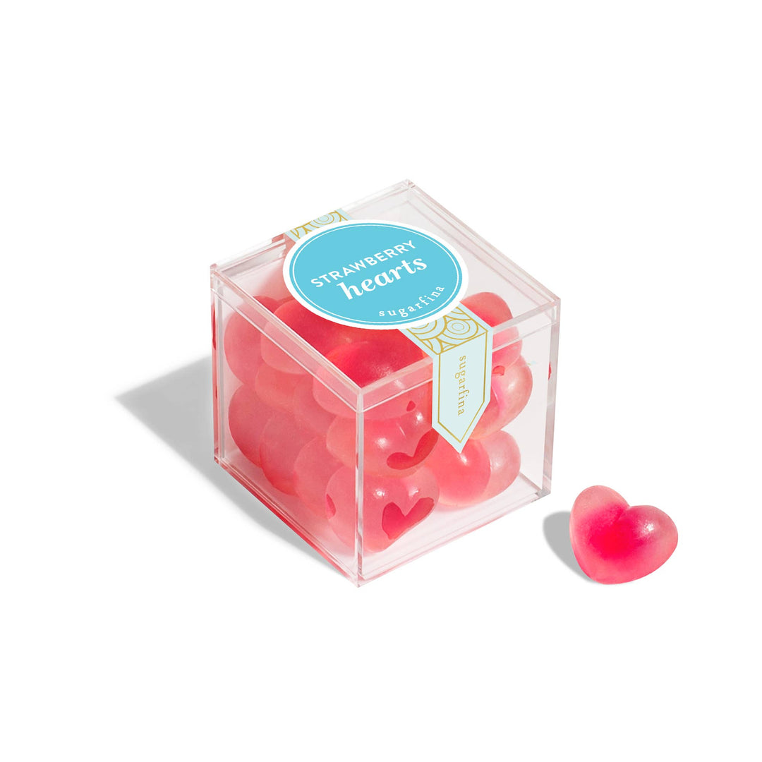 Sugarfina Strawberry Hearts  - Small