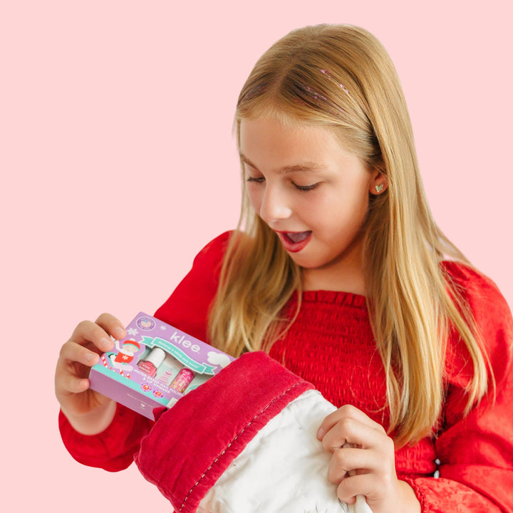 Klee Kids Elves' Play - Water-Based Nail Polish Lip Shimmer Set