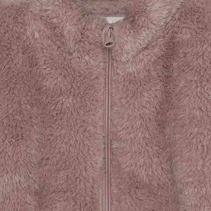 Minymo Teddy Glitter Jacket - Fawn