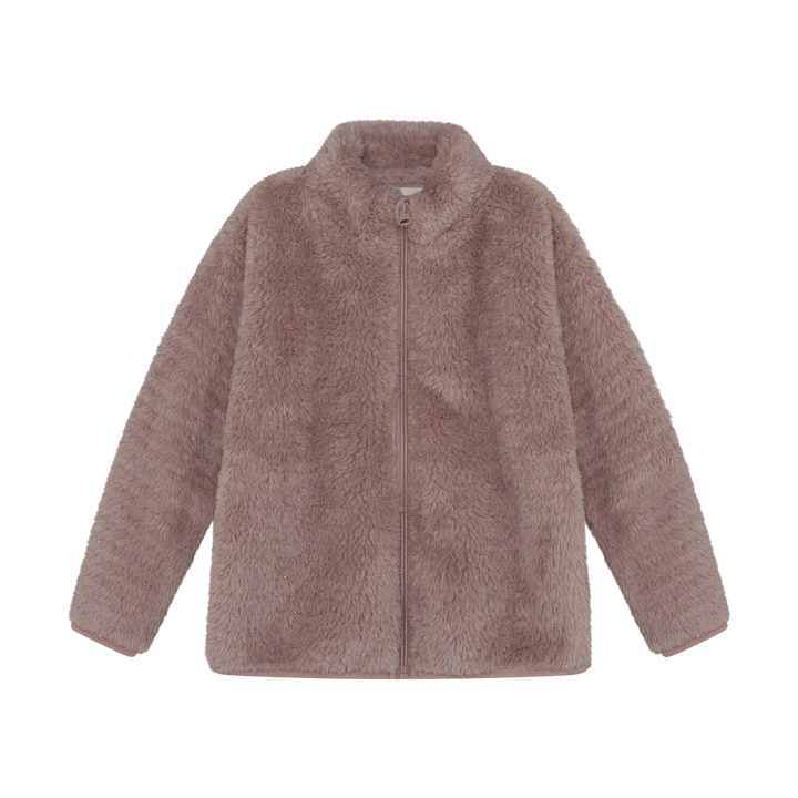 Minymo Teddy Glitter Jacket - Fawn