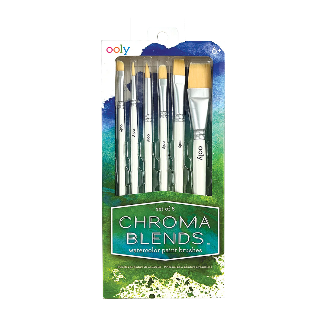 Ooly Chroma Blends Watercolor Paint Brushes