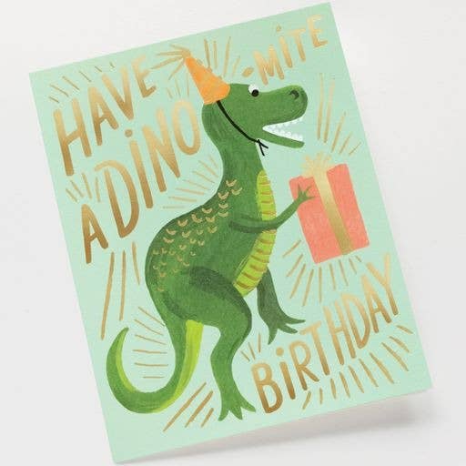 Rifle Paper Co. Dino-mite Birthday Card