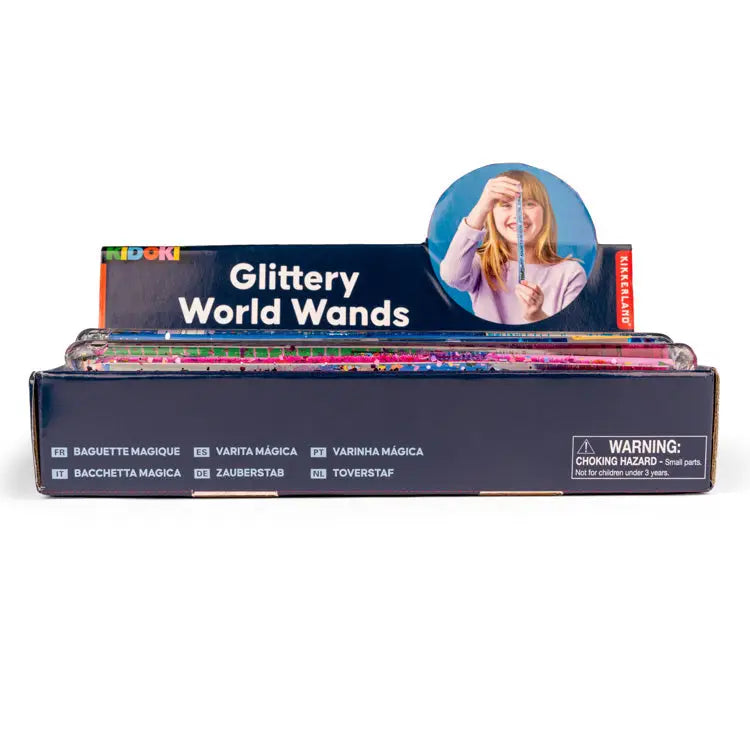 Kikkerland Glittery World Wand