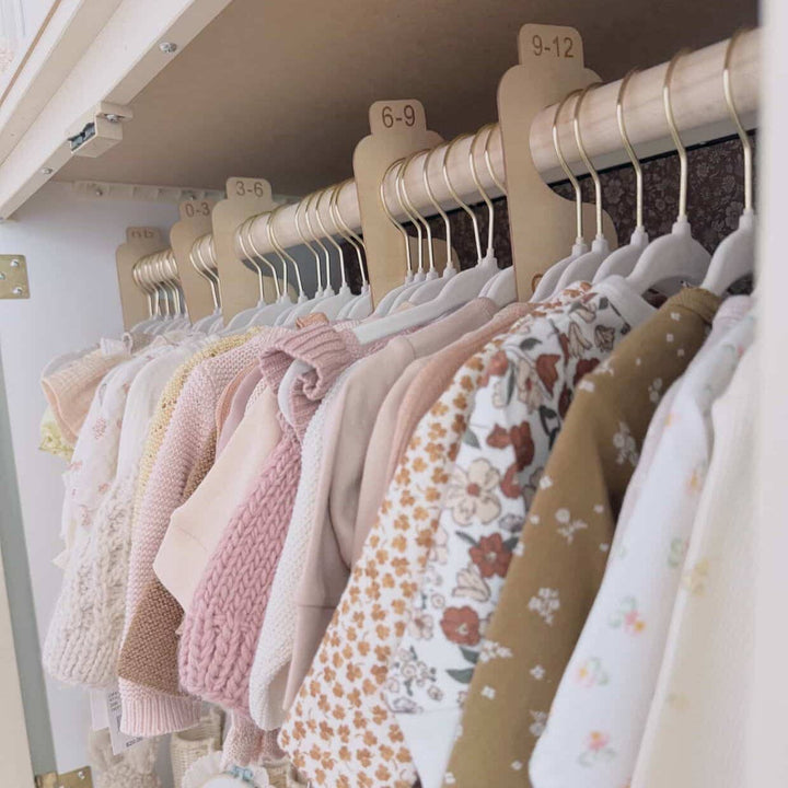 Ali + Oli Baby Closet Size Dividers & Organizer – Newborn To 24 Months