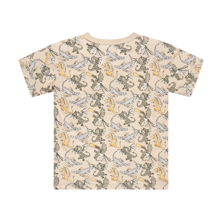 Minymo Dragon T-Shirt - Feather Grey