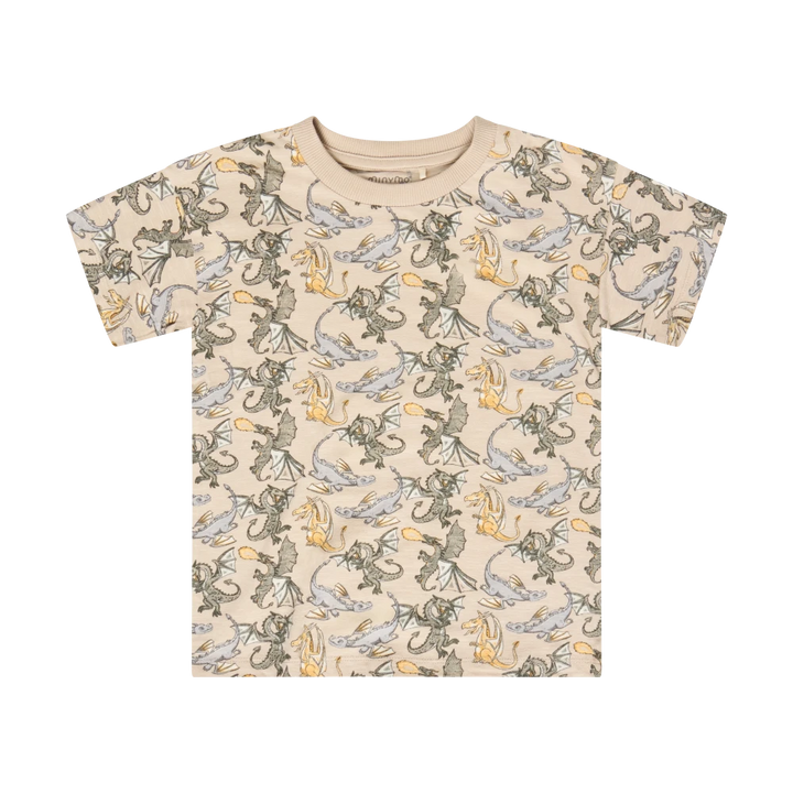 Minymo Dragon T-Shirt - Feather Grey