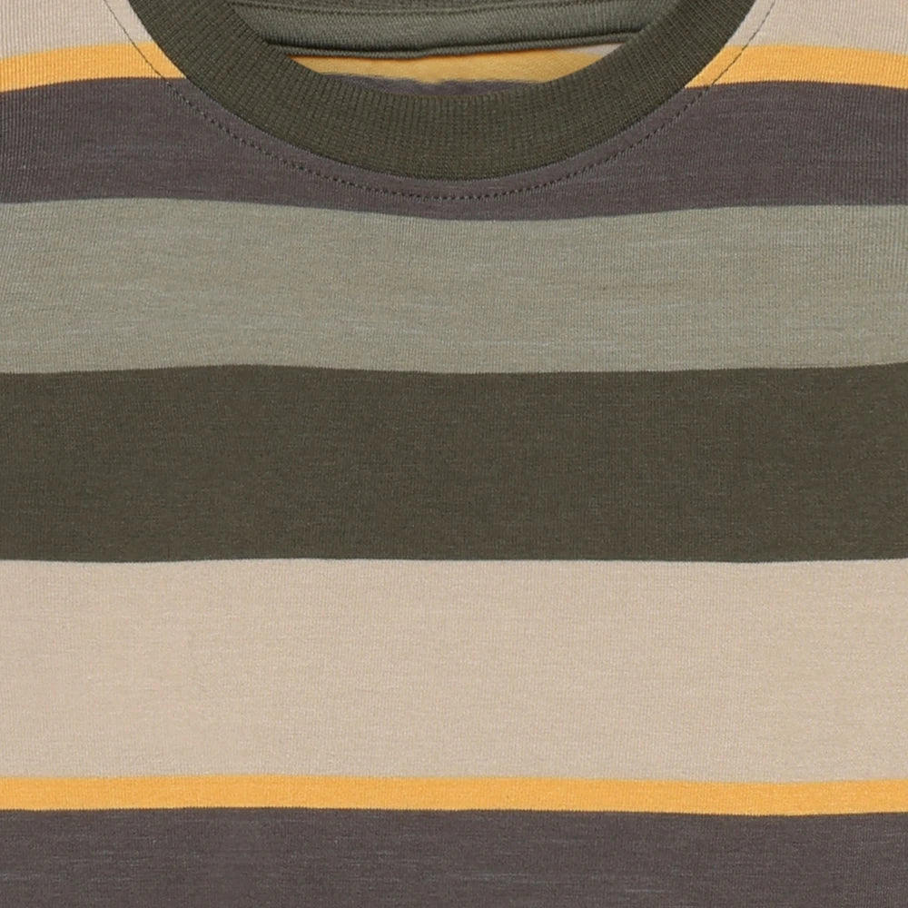 Minymo Striped T-shirt - Beetle