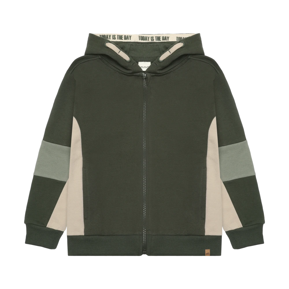 Minymo Hooded Sweatshirt - Beetle