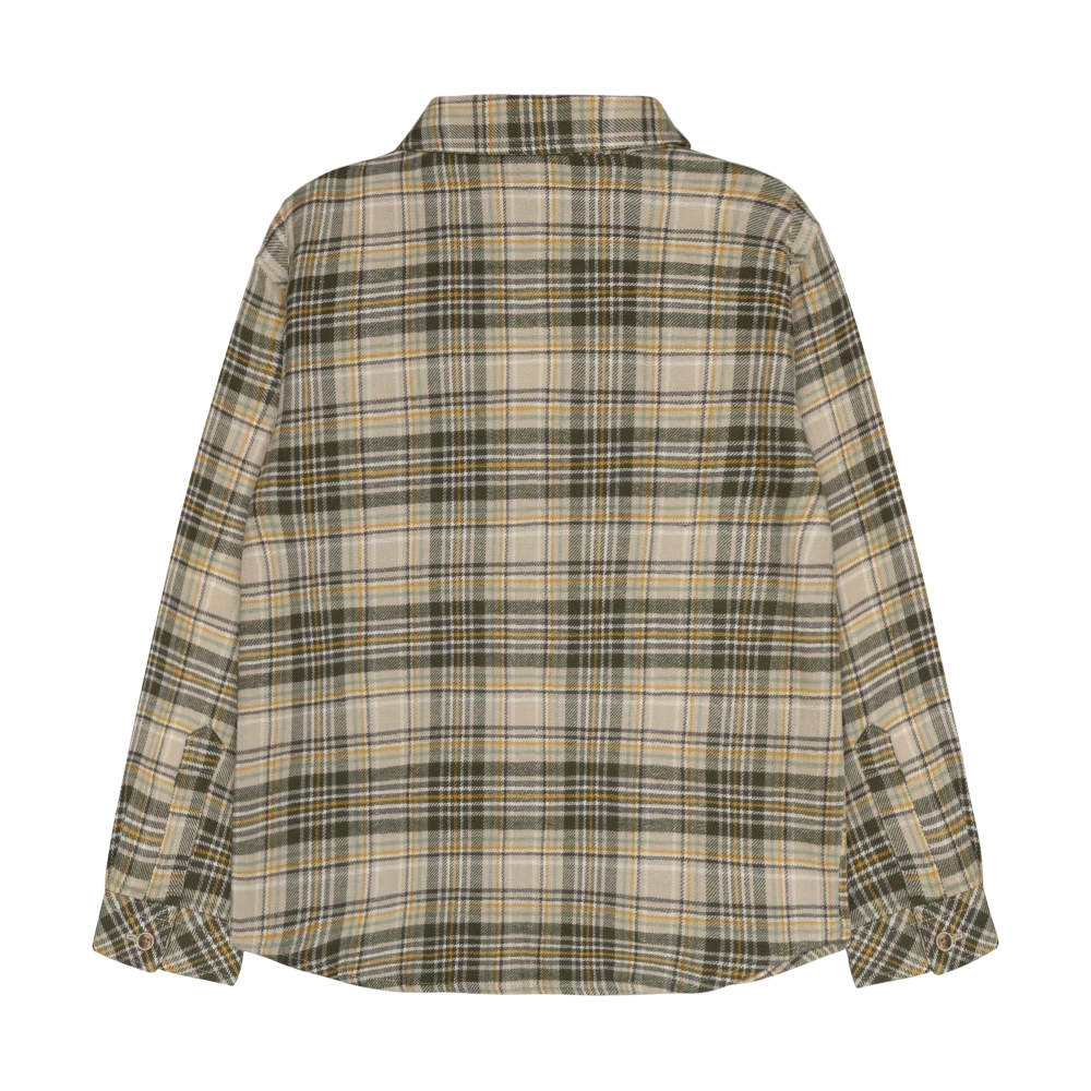 Minymo Check Shirt - Feather Grey