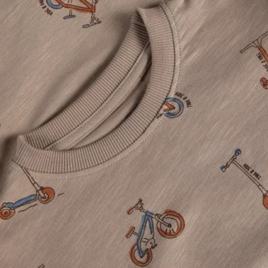 Minymo Long Sleeve Bike Tee - Fungi