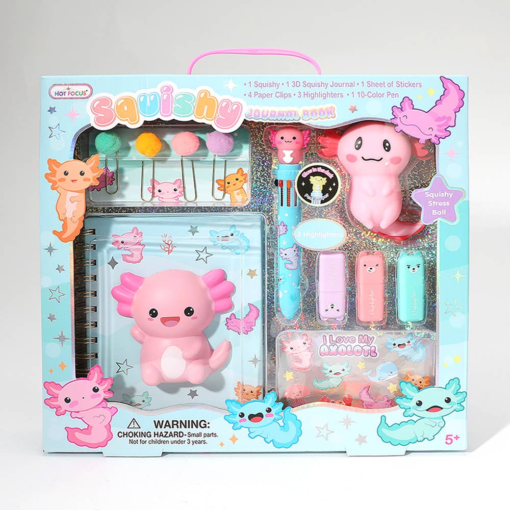 Hot Focus Squishy Journal Book - Critters