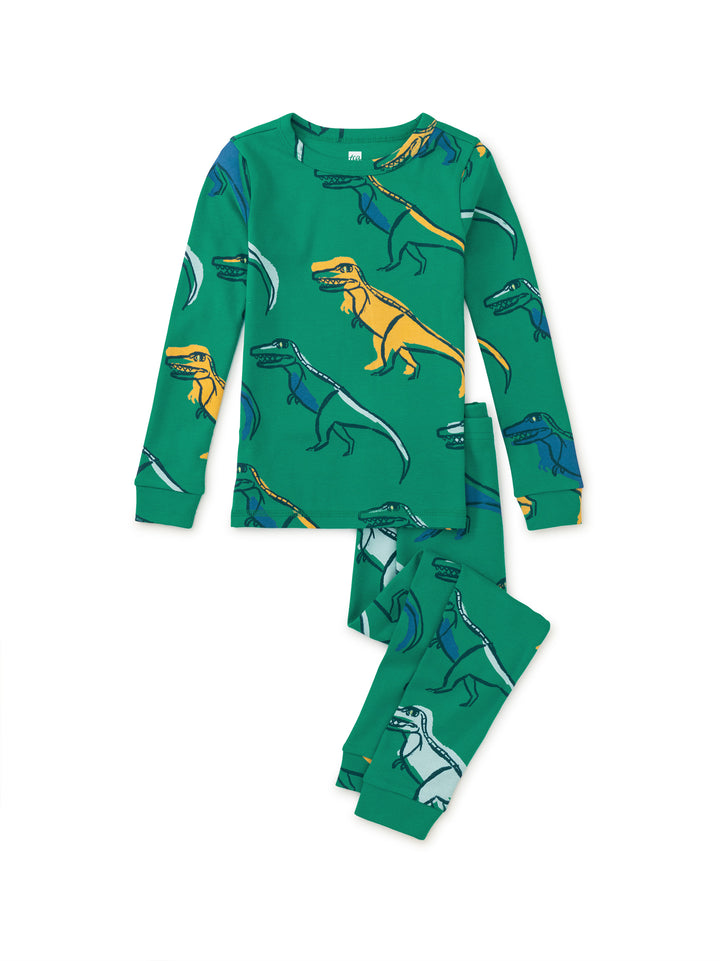 Tea Collection Goodnight Pajama Set - T-Rex Pack