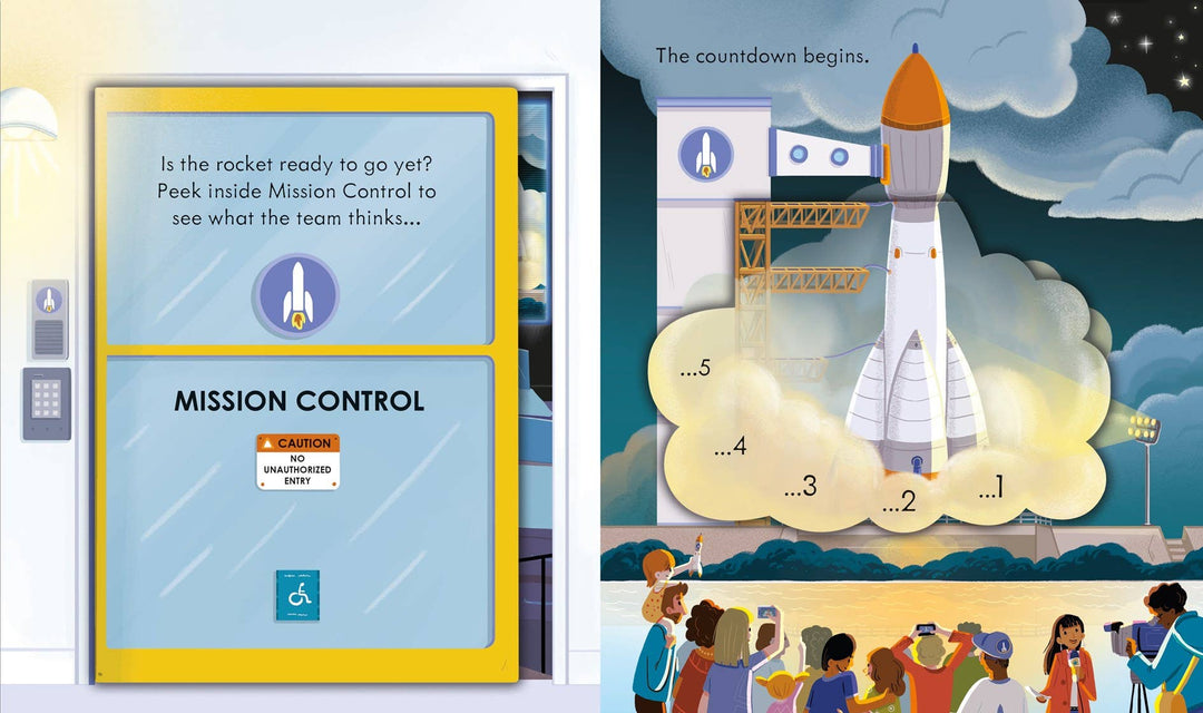Usborne Peek Inside How a Rocket Works