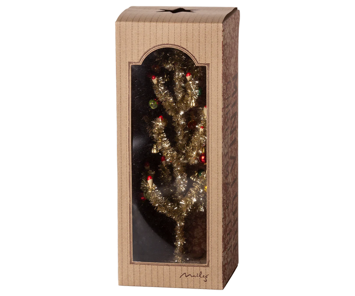 Maileg Christmas Tree - Gold And Red