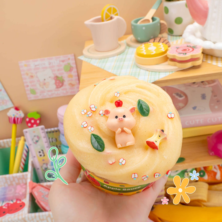 Kawaii Slime Apple Sauce Jelly Slime