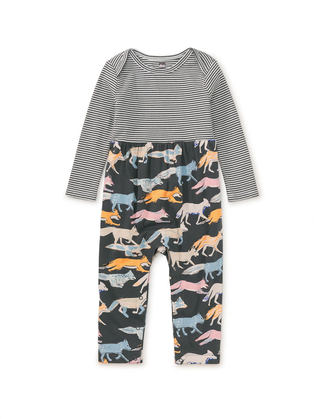 Tea Collection Print Mix Baby Romper - Fleet Foxes