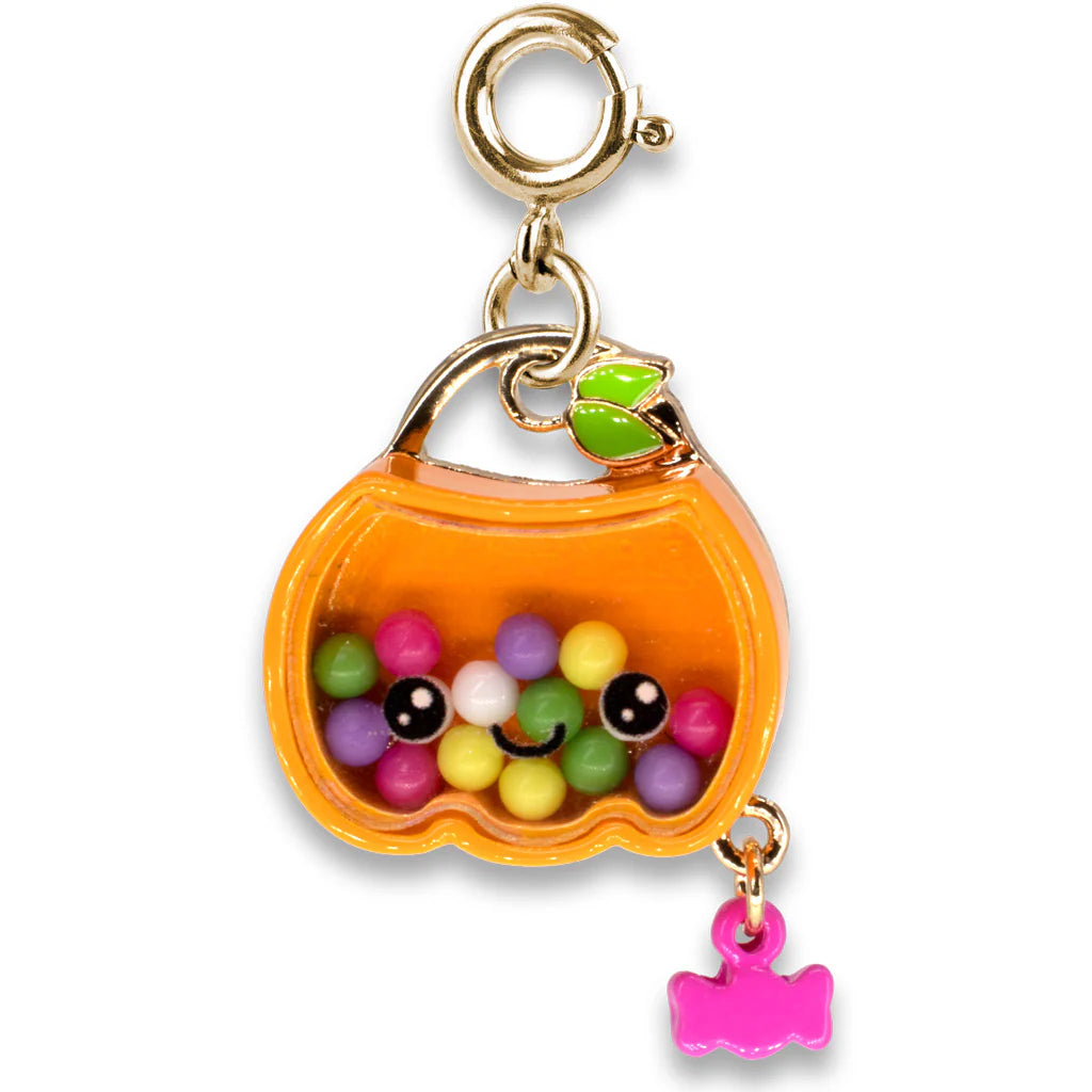 Charm It Gold Trick-Or-Treat Pumpkin