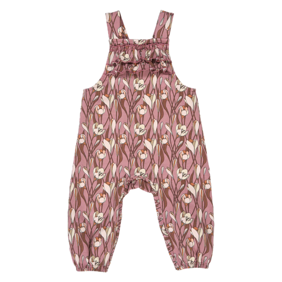 Musli By Green Cotton Autumn Floral Overalls
